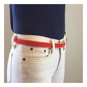 J.Crew Beaded Ribbon Belt
